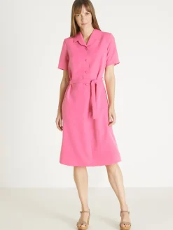 Robe classique col tailleur