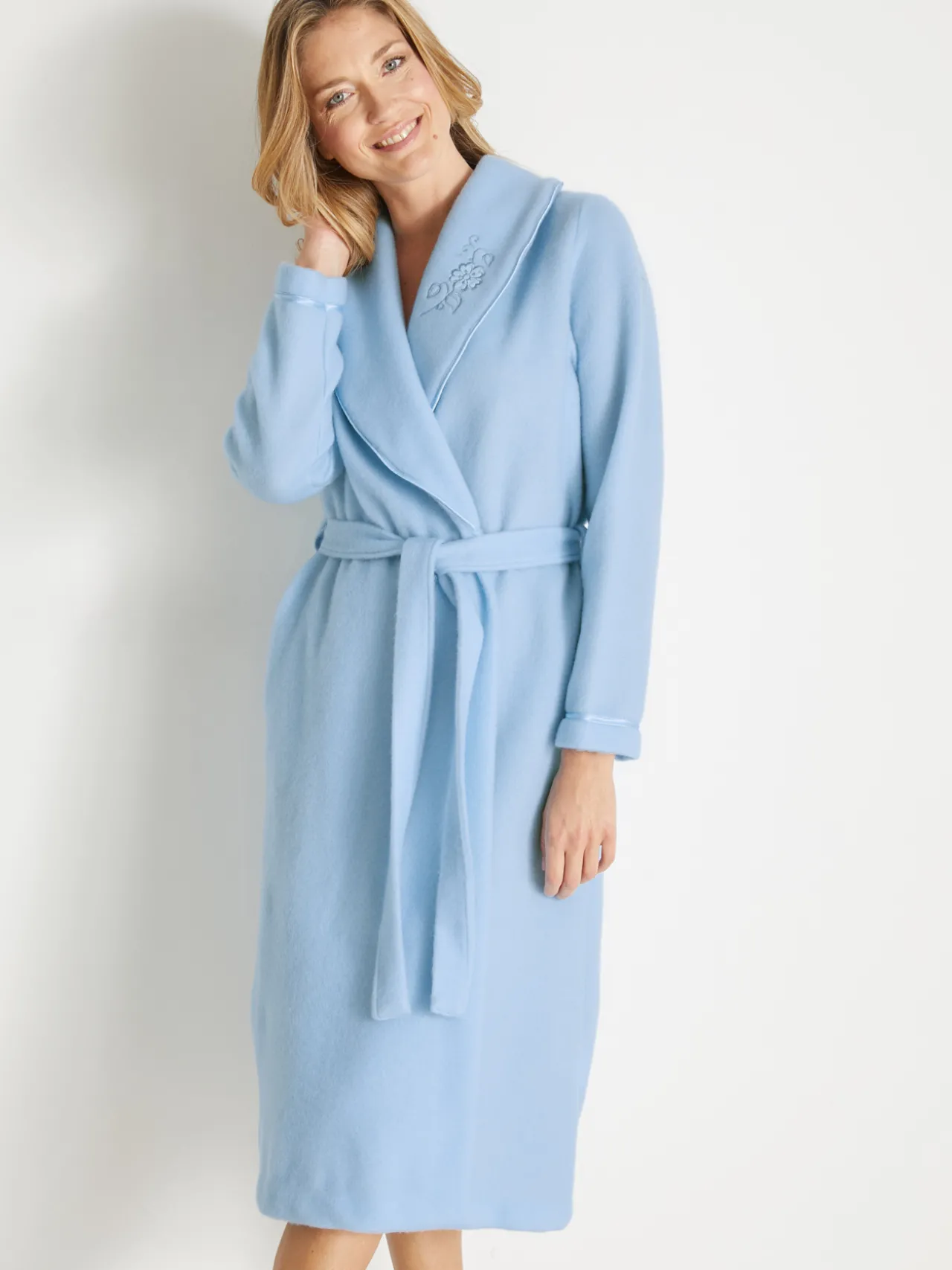 Robe de chambre en molleton courtelle