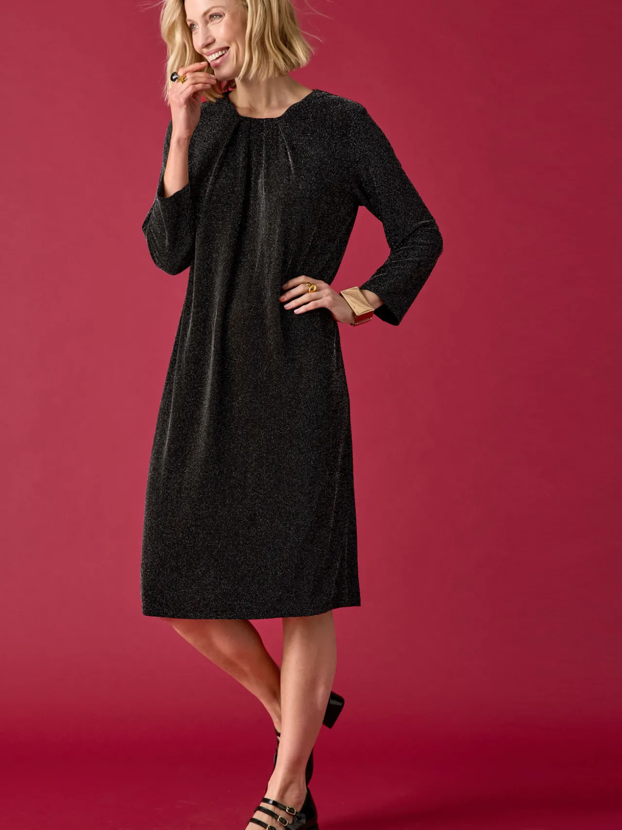 Robe de fête en maille