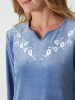 Robe d'hôtesse en maille velours