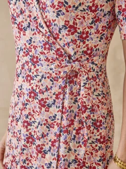 Robe effet portefeuille en maille