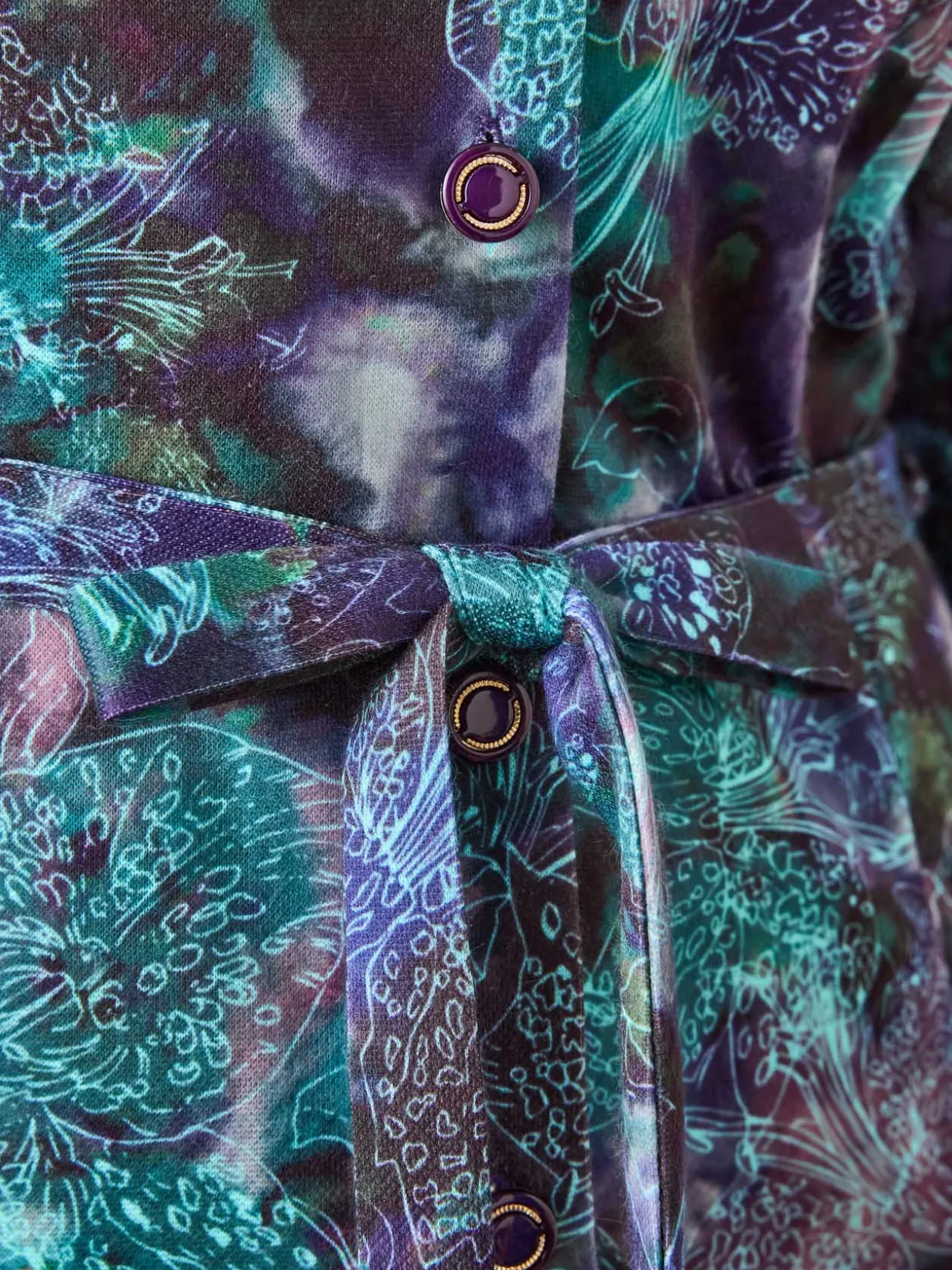 Robe en maille bien chaude