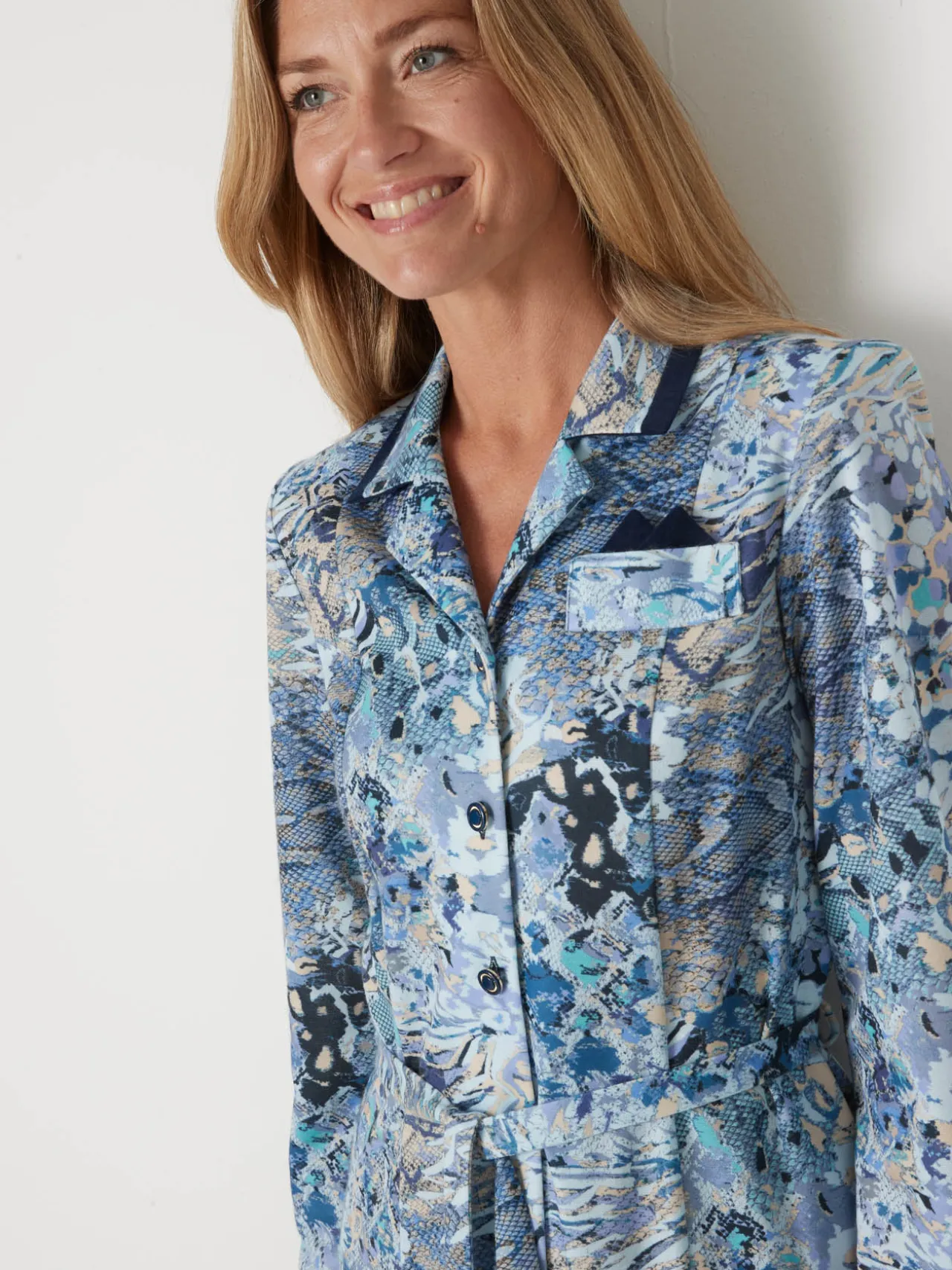 Robe en maille bien chaude