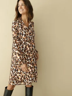 Robe en maille crêpe