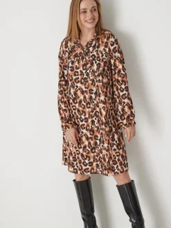 Robe en maille crêpe