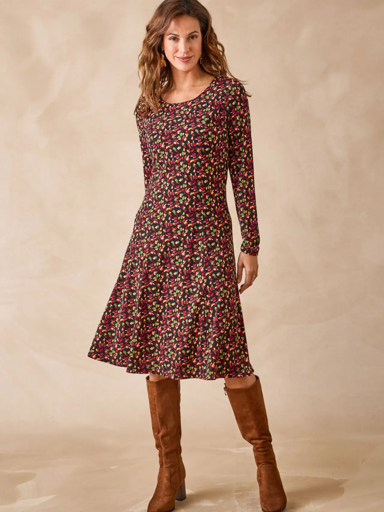 Robe en maille fluide