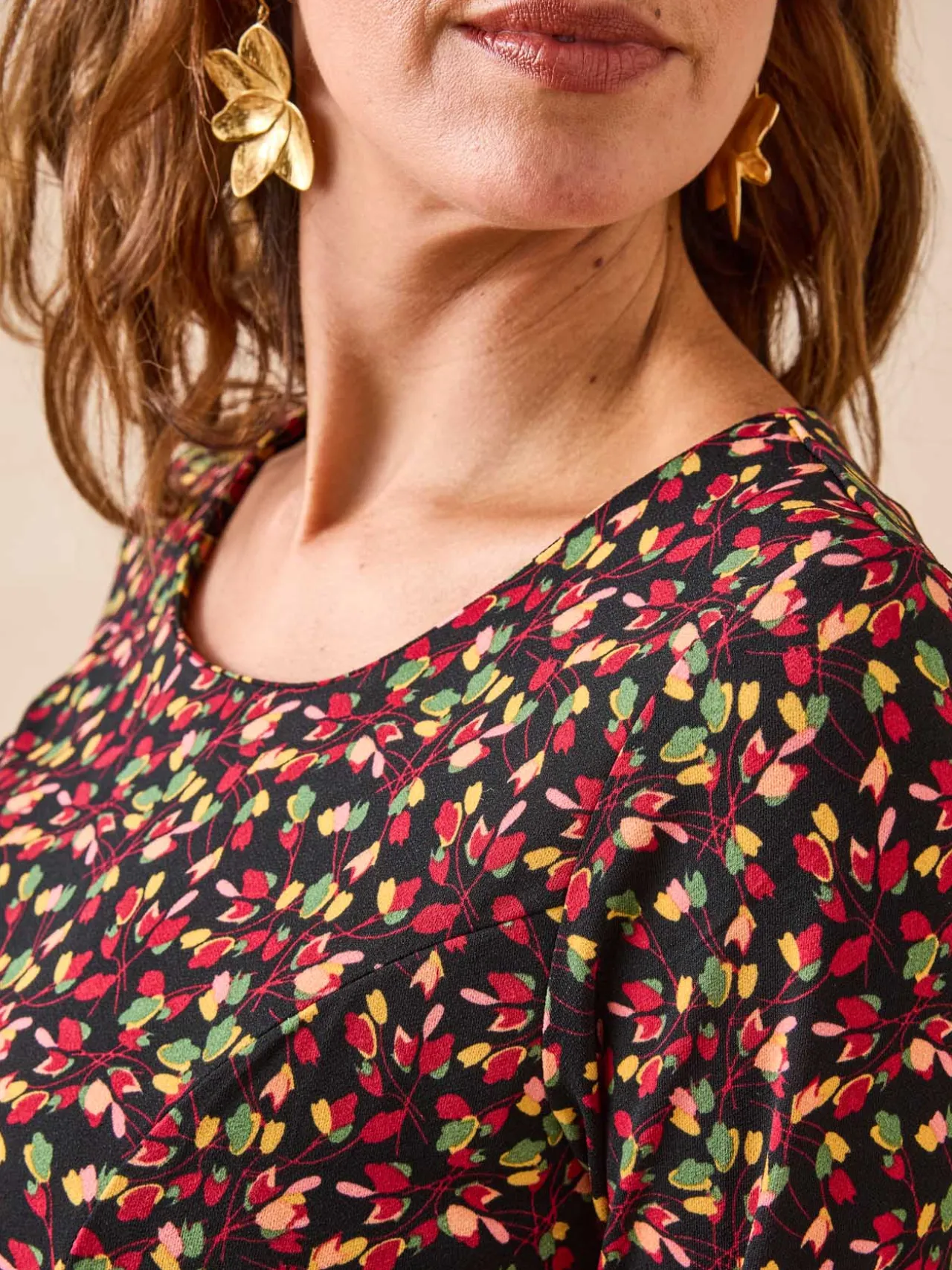 Robe en maille fluide