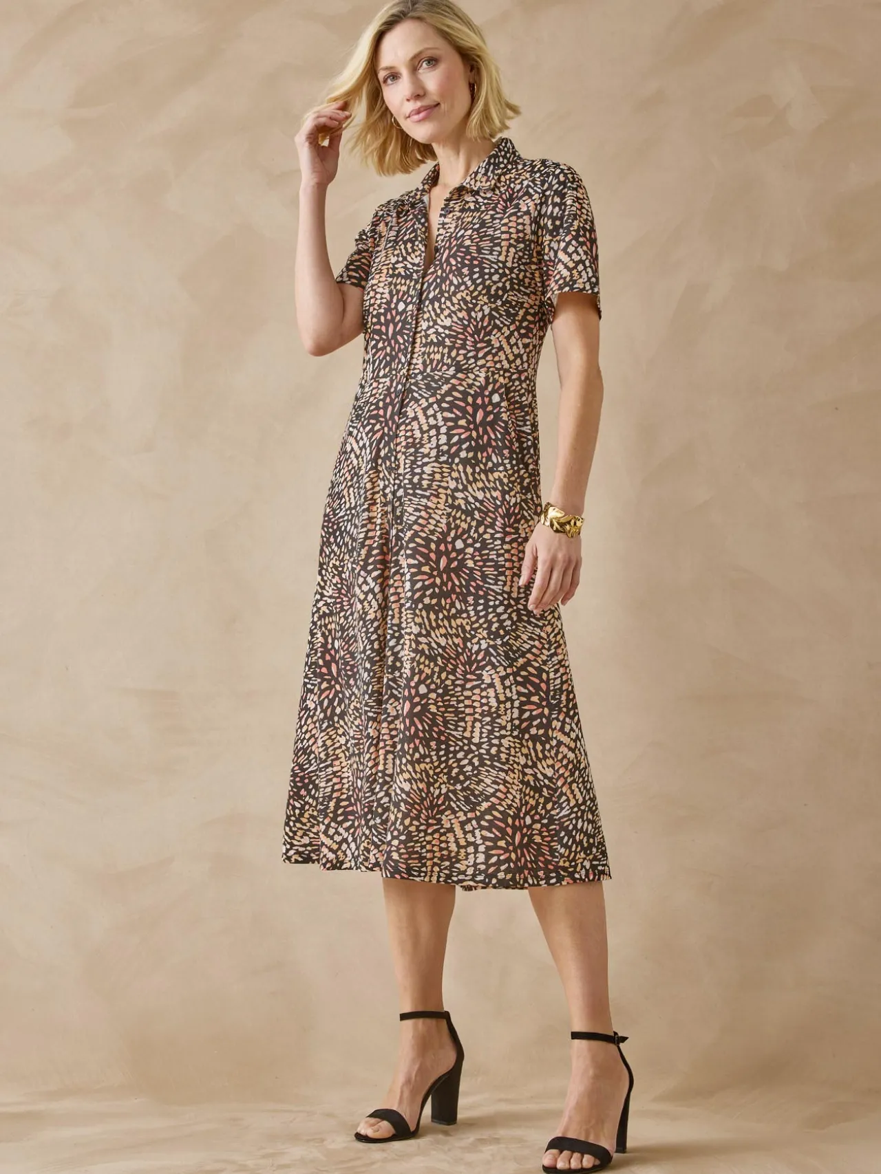 Robe en maille fluide