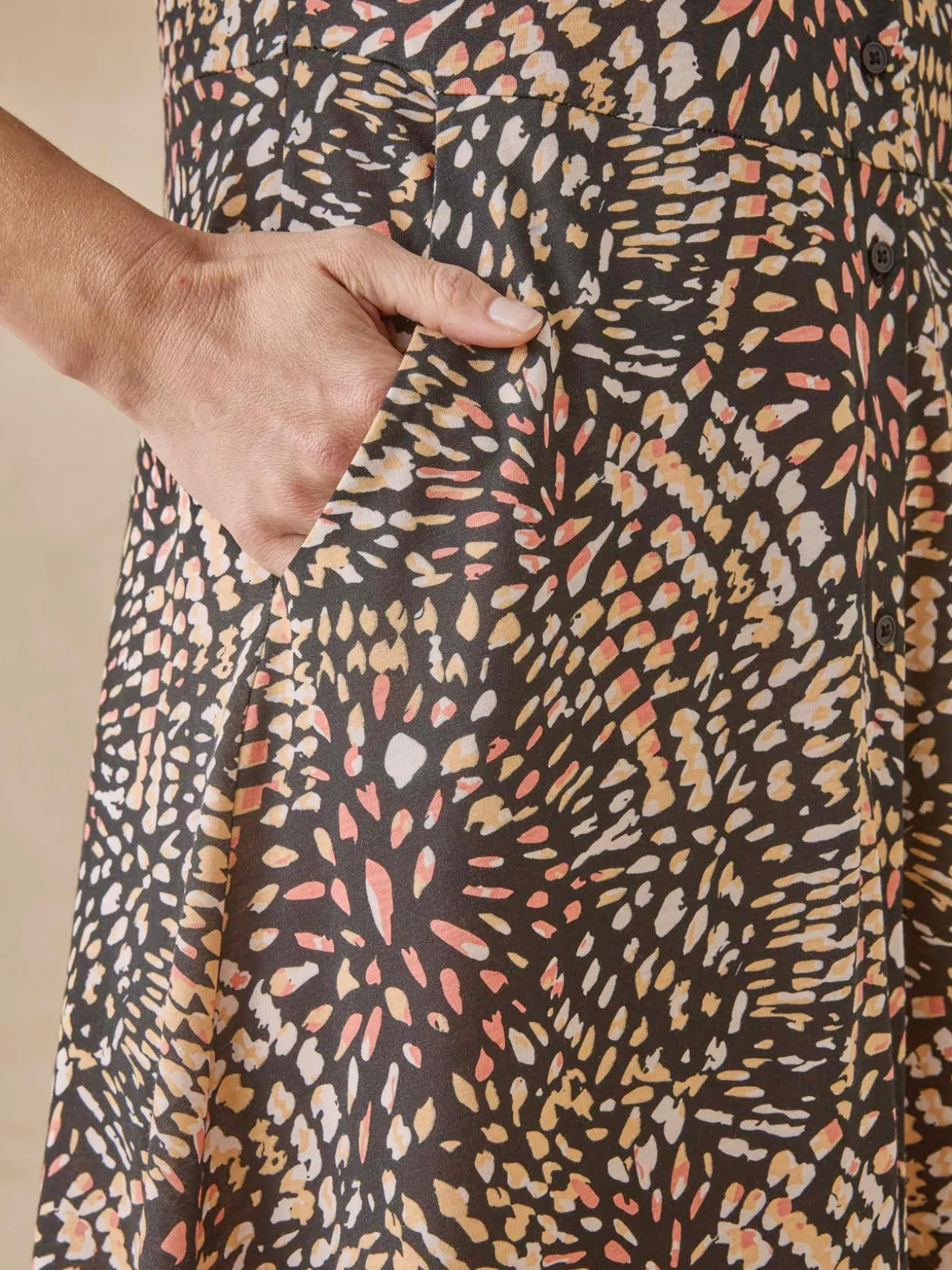 Robe en maille fluide