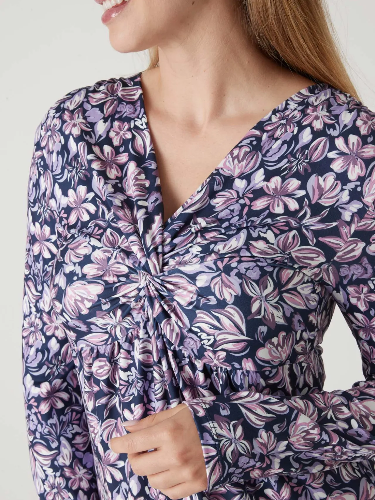 Robe en maille légère fluide