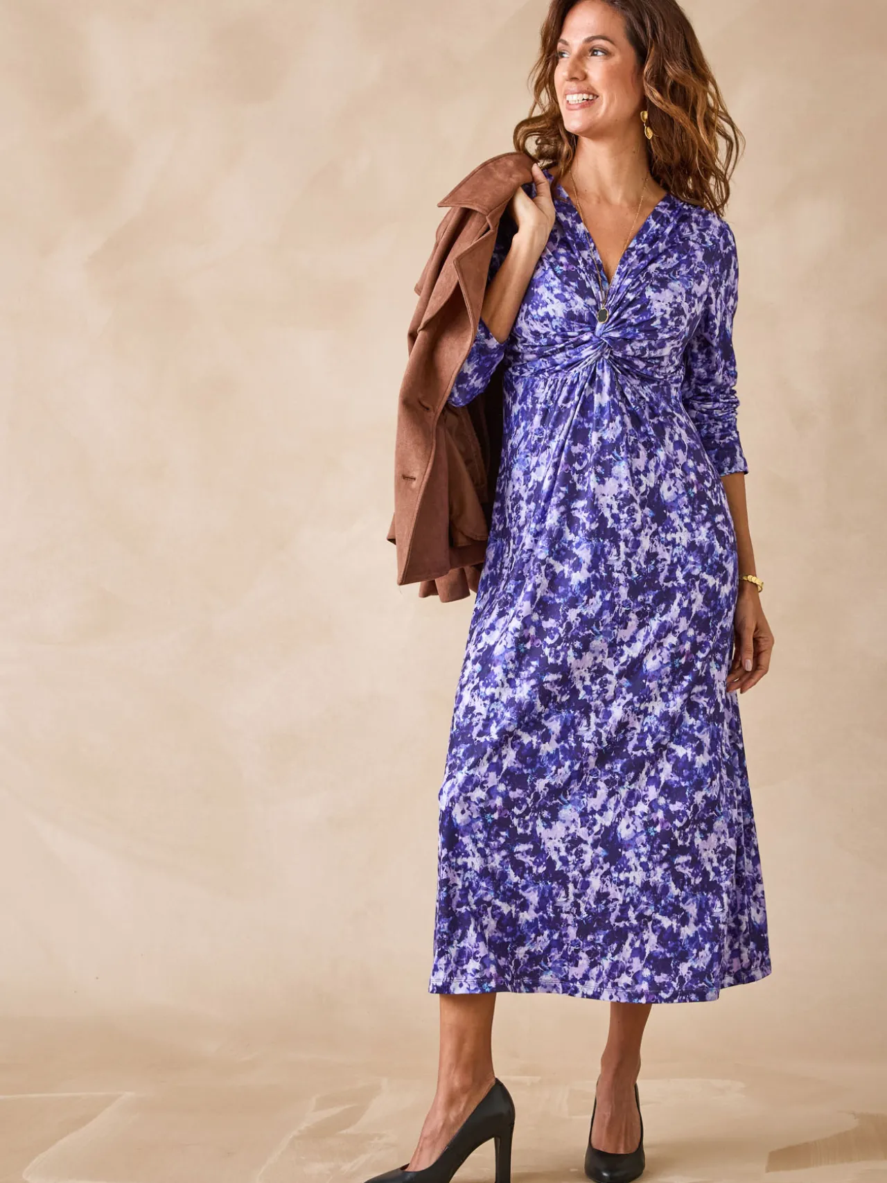 Robe en maille légère fluide