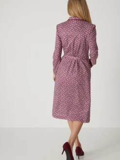 Robe en maille manches longues