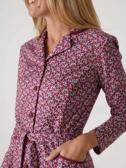 Robe en maille manches longues