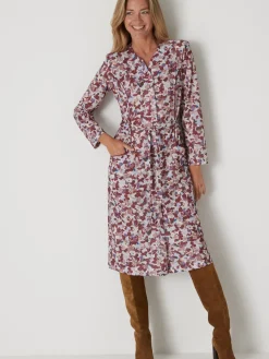 Robe encolure coeur en maille