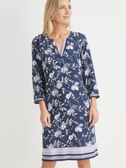 Robe fluide manches 3/4