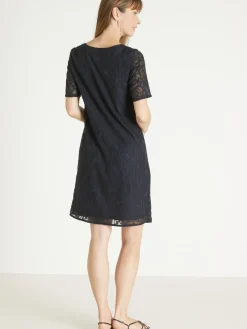 Robe housse cérémonie effet dentelle