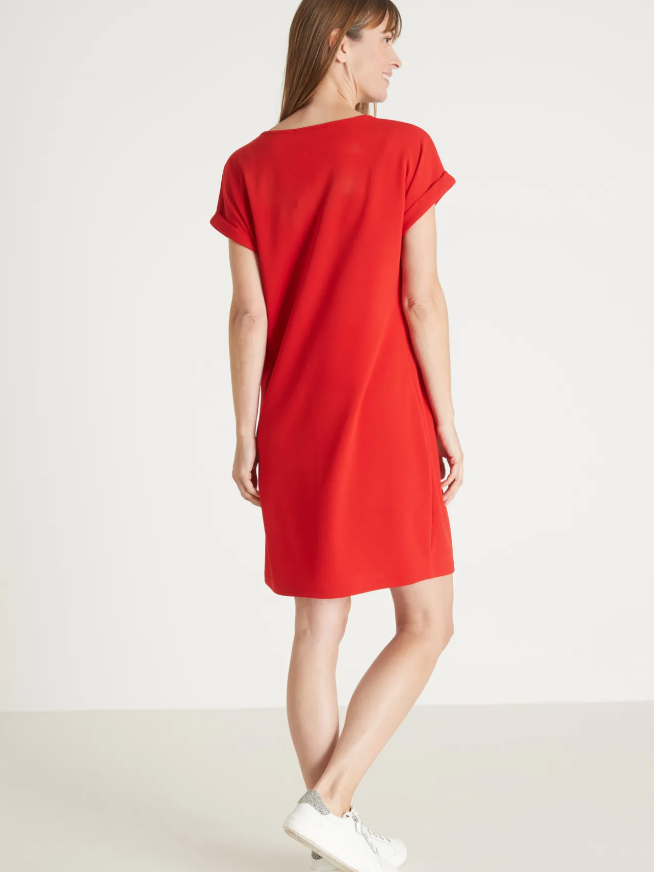 Robe housse en maille