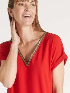 Robe housse en maille