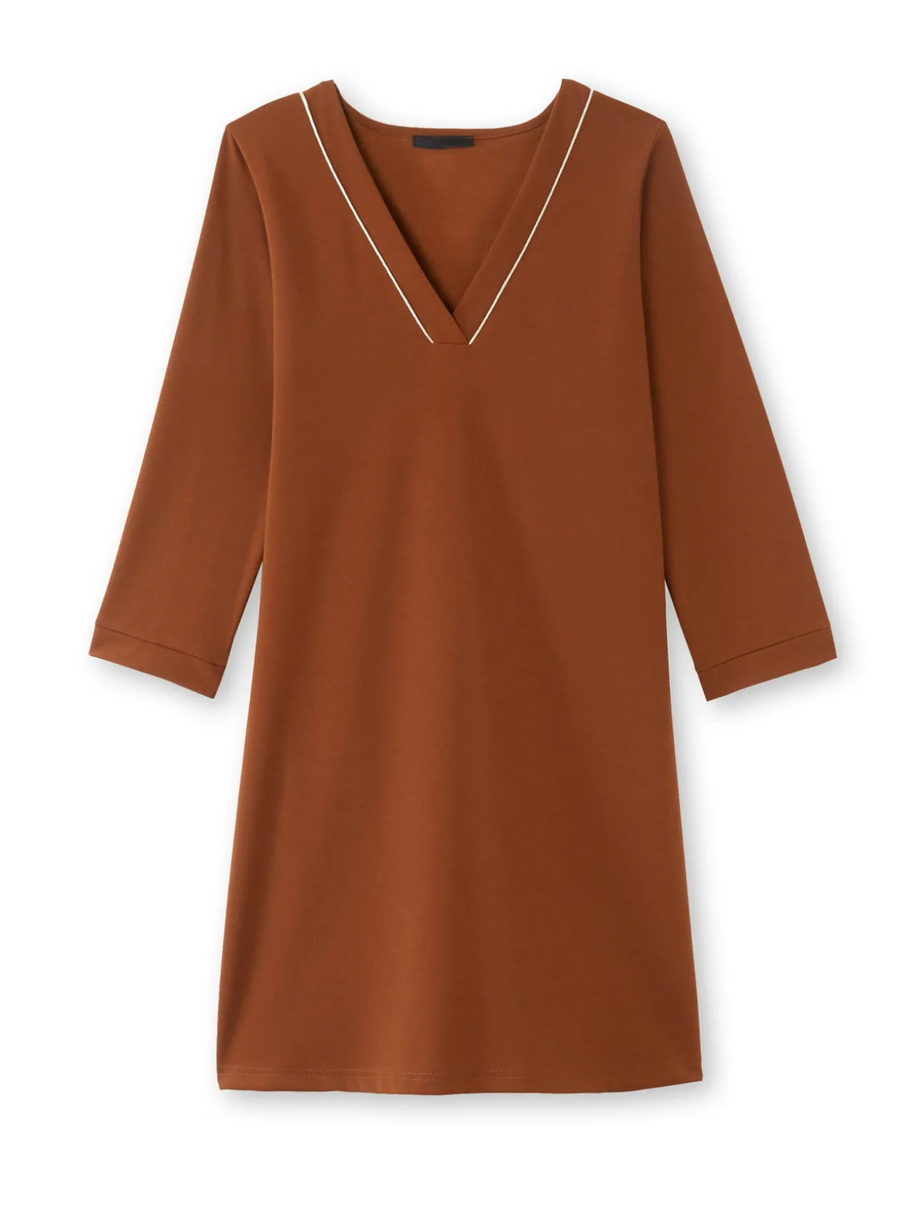 Robe housse en maille fluide