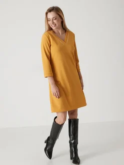 Robe housse en maille fluide