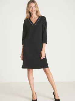 Robe housse en maille fluide