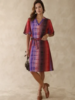 Robe housse manches courtes