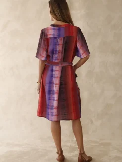 Robe housse manches courtes