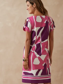 Robe housse manches courtes