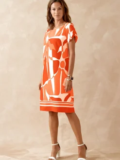 Robe housse manches courtes