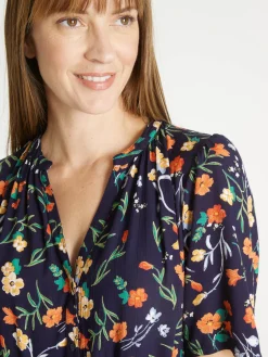 Robe longue à volants