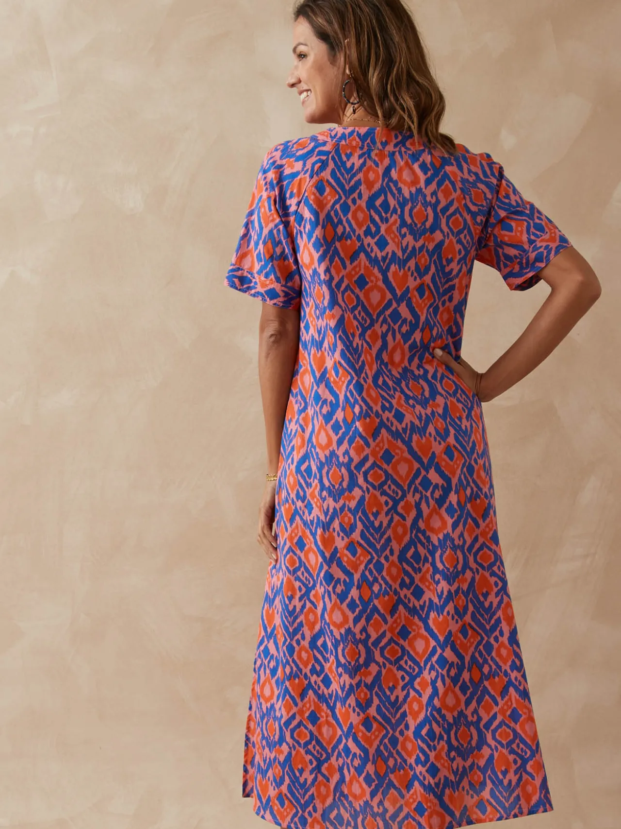 Robe longue pur coton