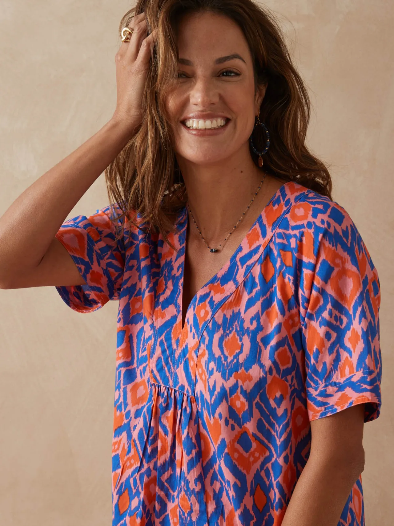 Robe longue pur coton