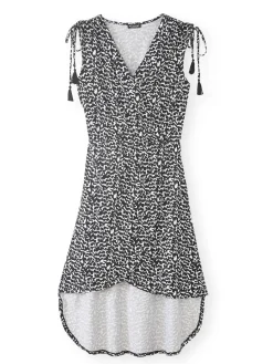 Robe sans manches en maille jersey