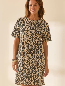 Robe tee-shirt coupe ample