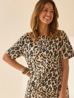 Robe tee-shirt coupe ample