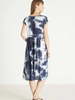 Robe tie and dye à volants