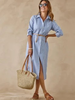 Robe-chemise toute boutonnée