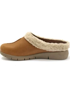 Sabos cuir velours semelle amovible