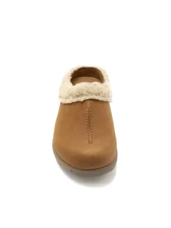 Sabos cuir velours semelle amovible