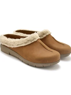 Sabos cuir velours semelle amovible