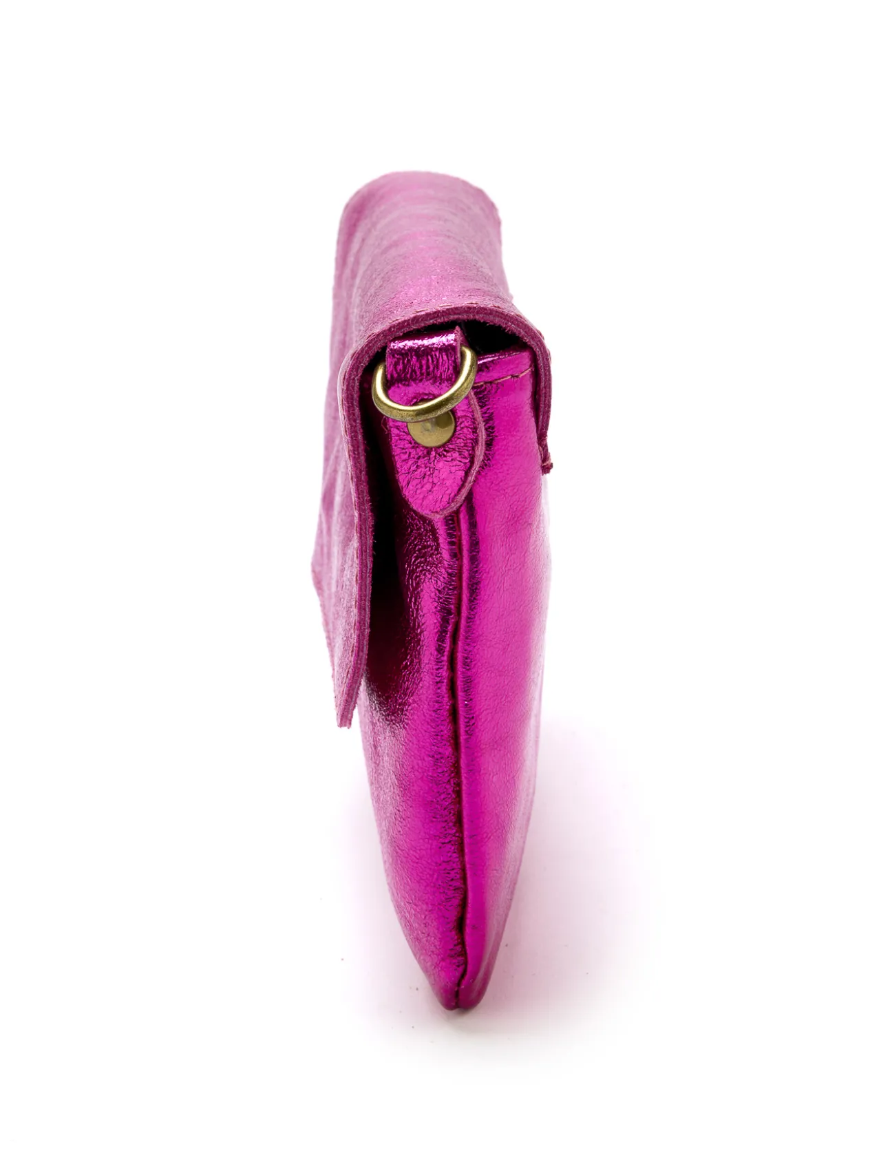 Sac pochette en cuir à bandoulière