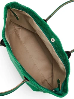 Sac style cabas en cuir