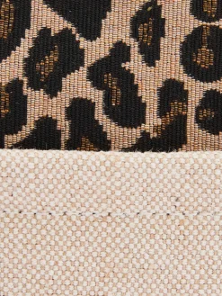 Sac-pochette effet toile de jute