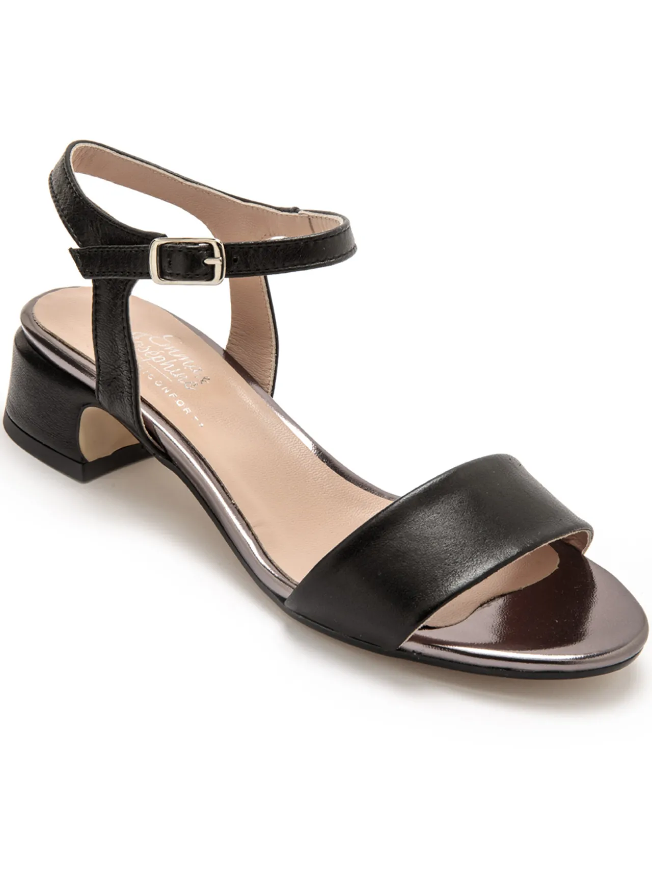 Sandales à bride en cuir