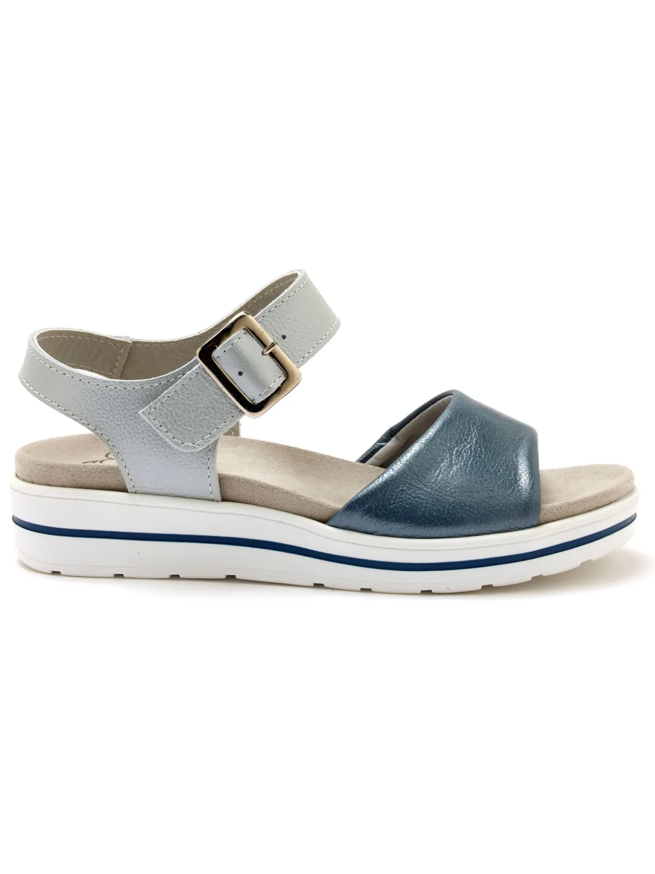 Sandales à patte scratch sous boucle