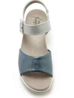 Sandales à patte scratch sous boucle