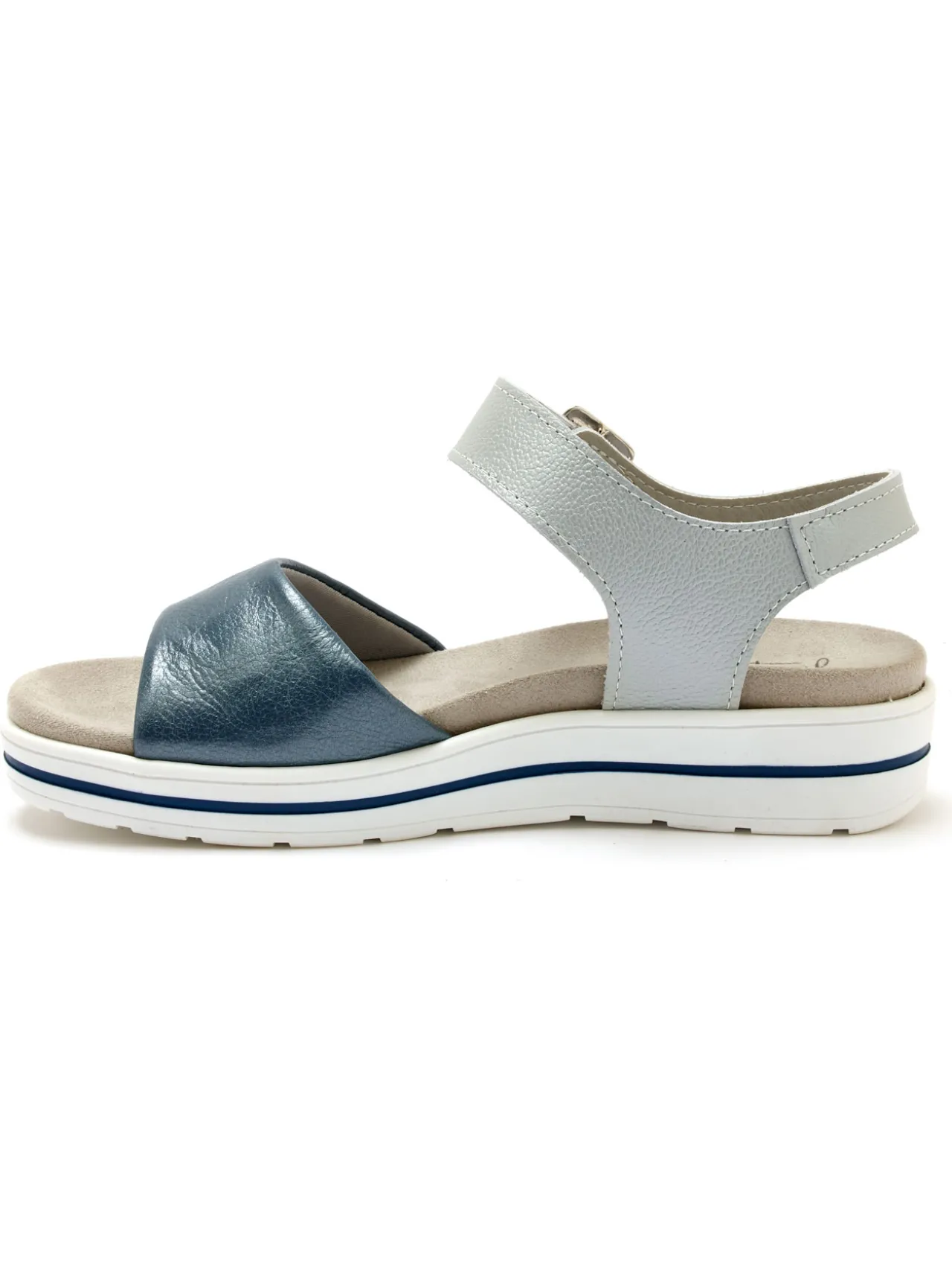 Sandales à patte scratch sous boucle