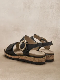 Sandales à scrachs aérosemelle amovible