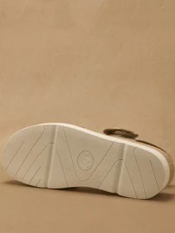 Sandales à scratch aérosemelle amovible