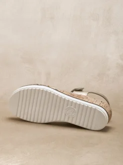 Sandales à scratch aérosemelle amovible